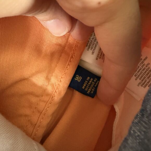 Polo Ralph Lauren Shorts Mens 38 Orange Flat Front Relaxed Fit 10" Inseam Cotton - Picture 7 of 14